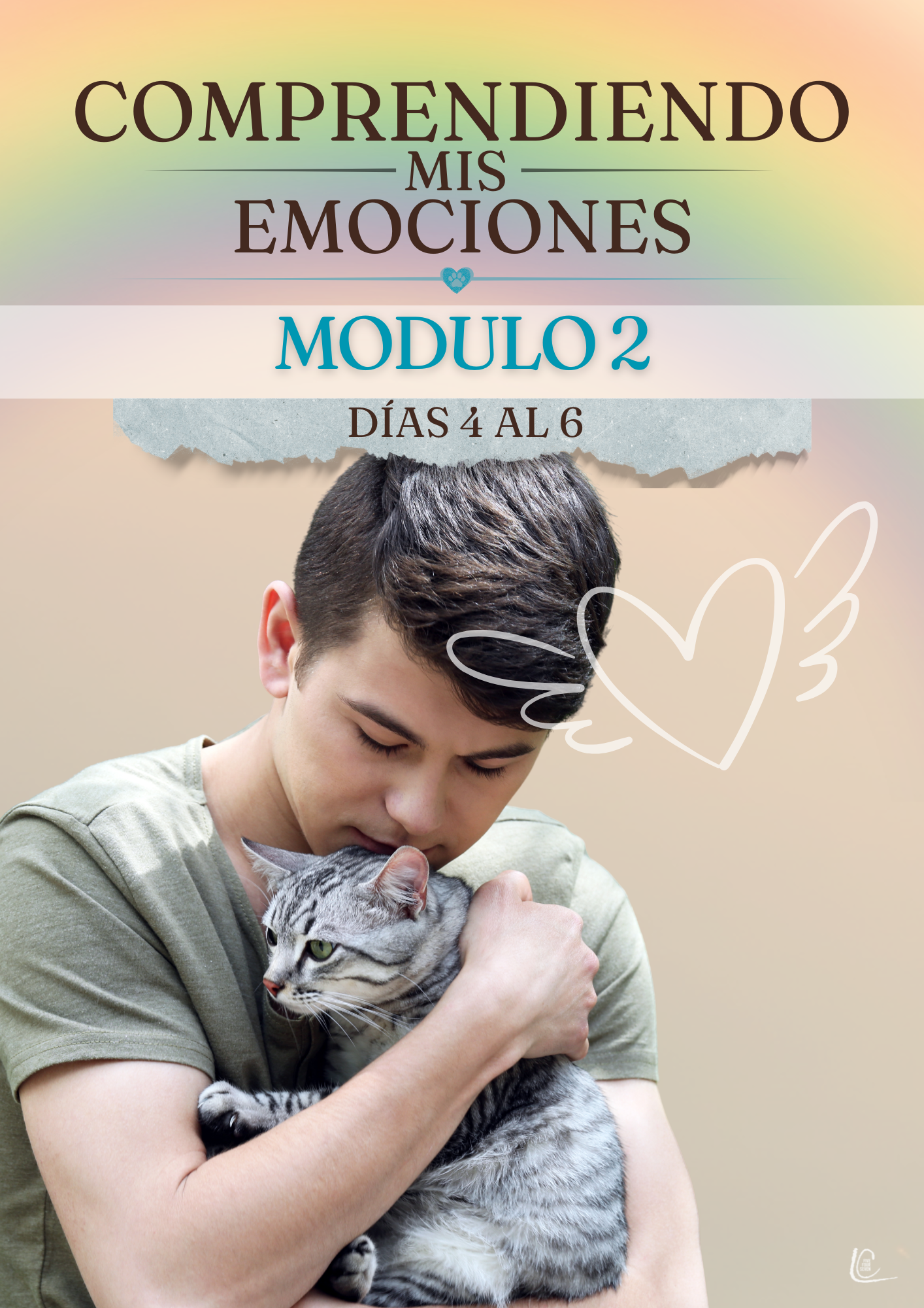 Página del diario con ejercicios para comprender las emociones del duelo