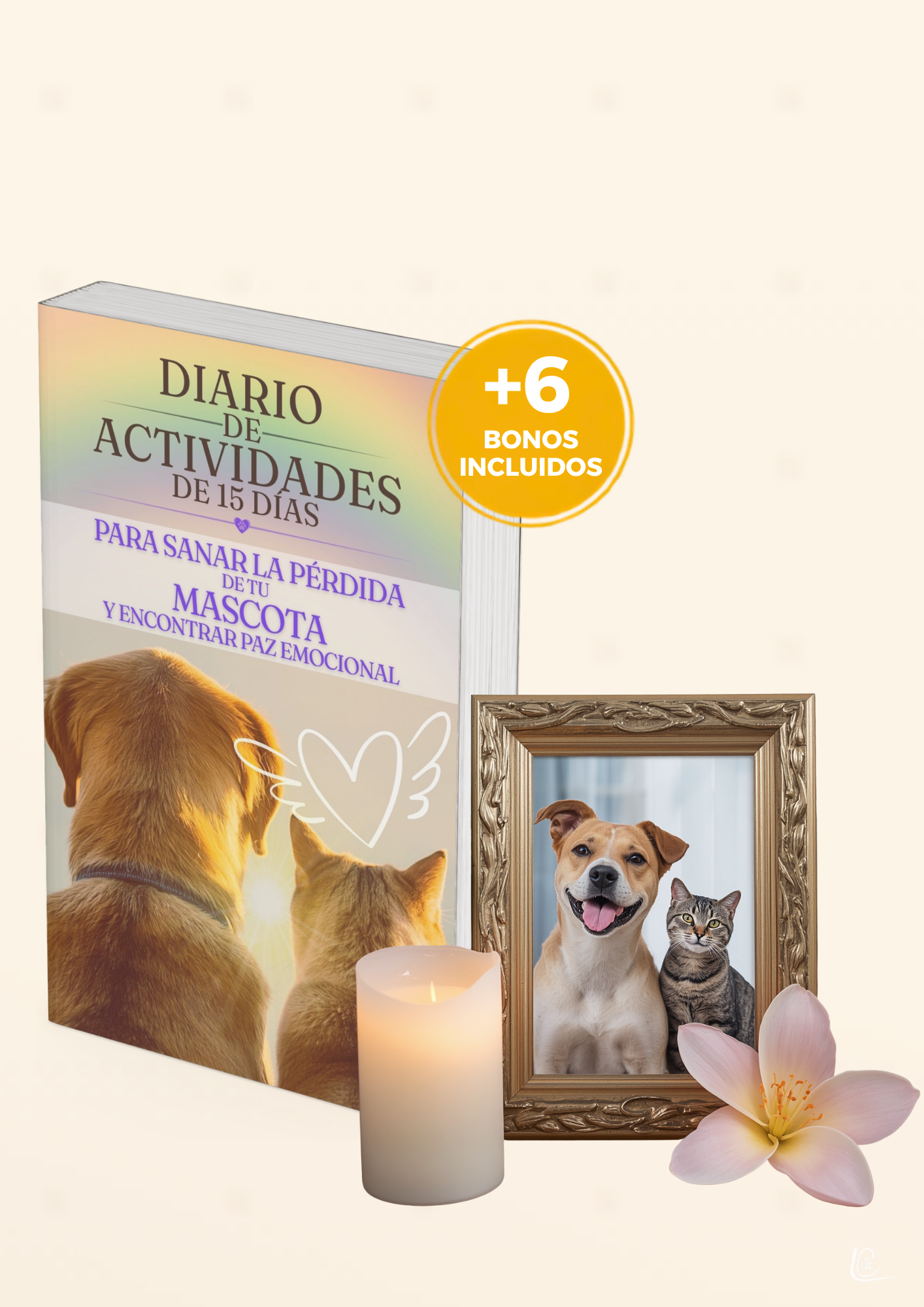 Diario de Actividades de 15 Días para Sanar la Pérdida de tu Mascota